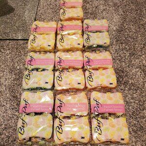 Lot of 10 Vintage Buf Puf Facial Cleansing Sponges 3M 2 Pack Sealed